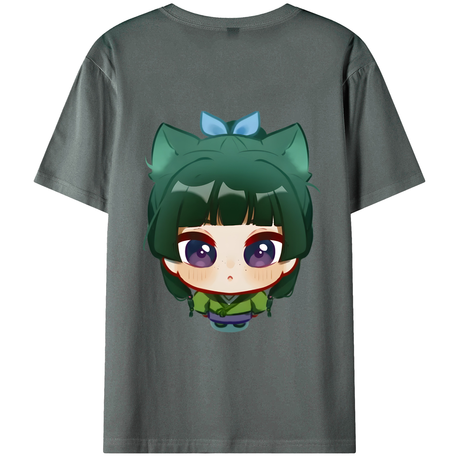 （画像用） 薬屋のひとりごと The Apothecary Diaries 綿100％ メンズ半袖Tシャツ（バックプリント） 通気性